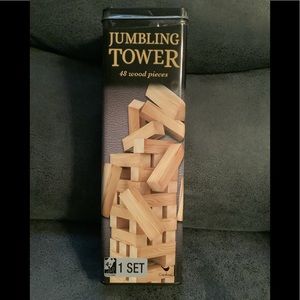 NWT sealed jumbling tower 48 wood pieces toy